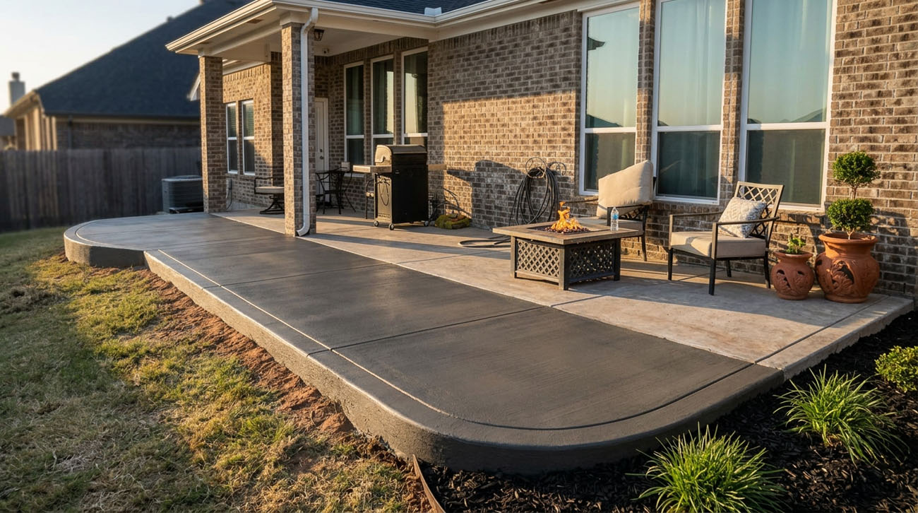 Concrete project by Oklahoma's Concrete Specialists